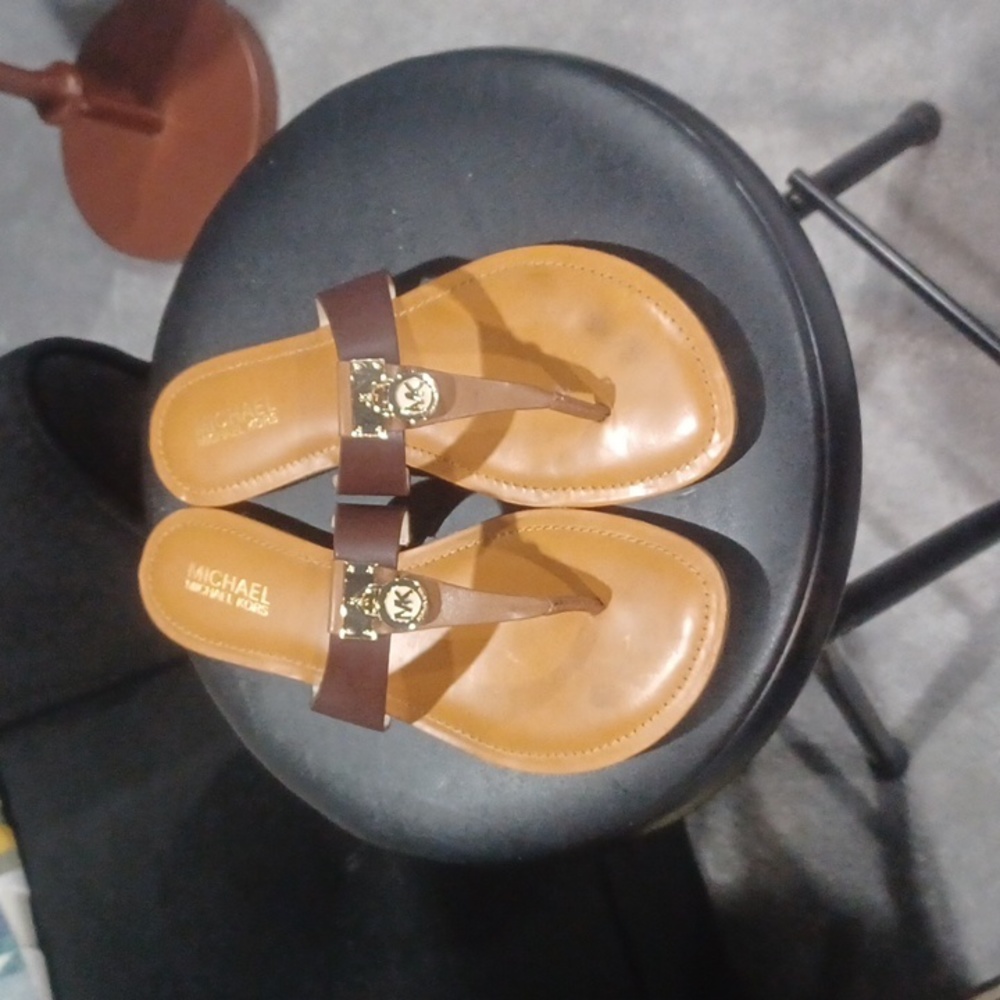 Michael Kors leather sandals